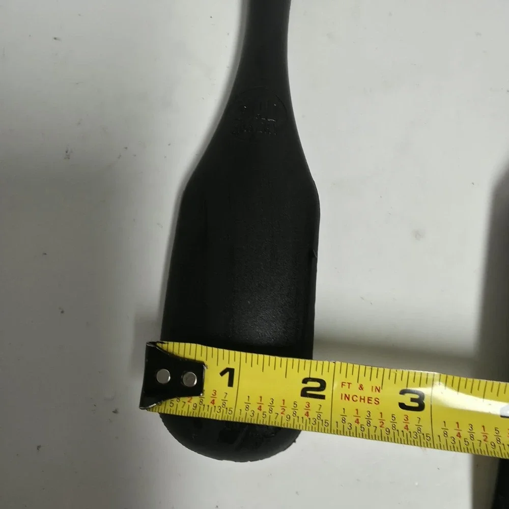 Mad Hungry 2-Pc Silicone Spurtle Set Black Mini Spatula & Slotted Turner